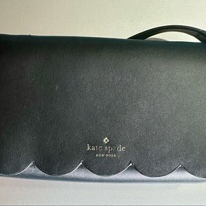 Black Kate Spade crossbody  bag and  wallet